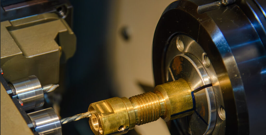 Image of swiss machined part