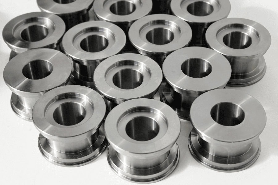 CNC turned gear blanks and precision-machined cylindrical components